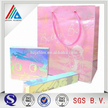 Pet Rainbow Film / Iridescent Foil Rainbow Film / Pet Plastic Film